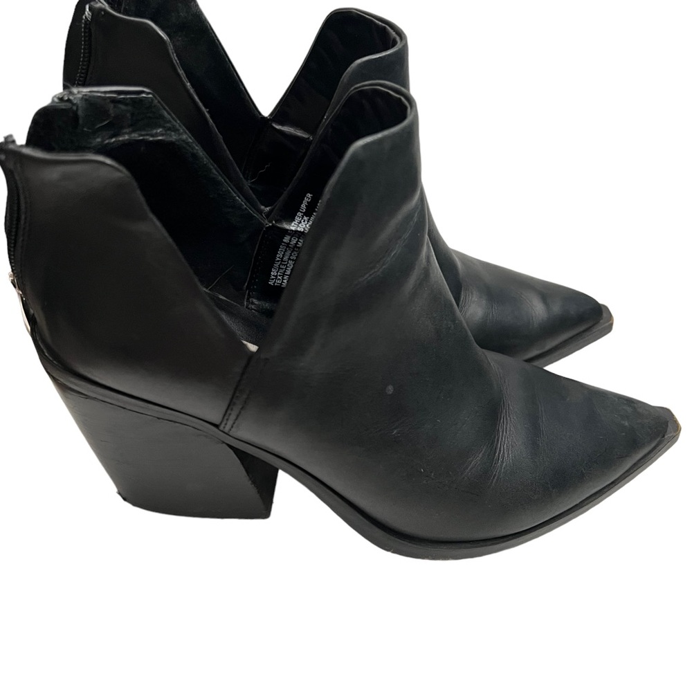 Steve Madden Black Booties Size 8 - image 1